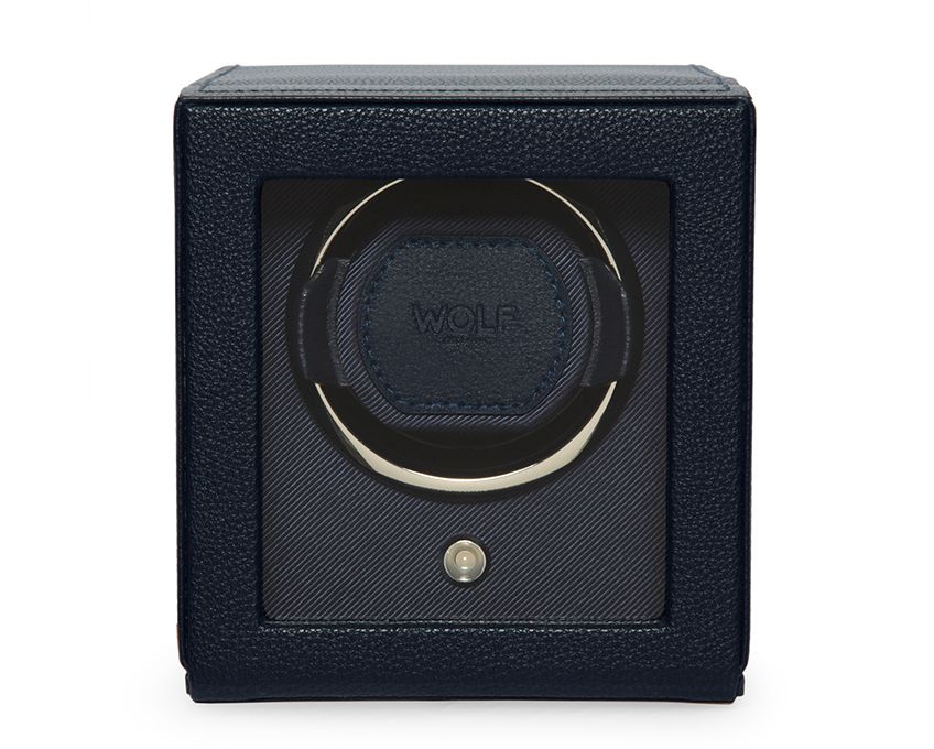  WOLF 1834, Cub Single Watch Winder With Cover, SKU: 461117 | watchphilosophy.co.uk