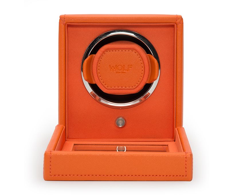  WOLF 1834, Cub Single Watch Winder With Cover, SKU: 461139 | watchphilosophy.co.uk