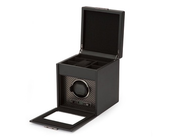  WOLF 1834, Axis Single Watch Winder With Storage, SKU: 469203 | watchphilosophy.co.uk