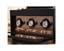  WOLF 1834, Axis Triple Watch Winder With Storage, SKU: 469416 | watchphilosophy.co.uk