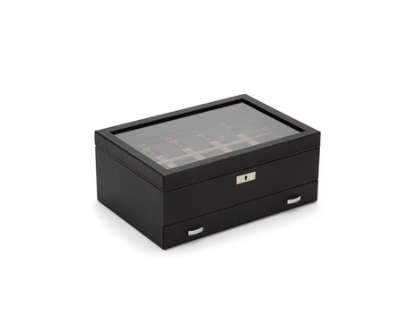  WOLF 1834, Roadster 10pc Watch Box With Drawer, SKU: 477656 | watchphilosophy.co.uk