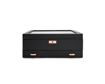  WOLF 1834, Axis 10pc Watch Box With Drawer, SKU: 488216 | watchphilosophy.co.uk