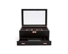  WOLF 1834, Axis 10pc Watch Box With Drawer, SKU: 488216 | watchphilosophy.co.uk