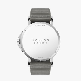 Men's watch / unisex  NOMOS GLASHÜTTE, Ahoi Neomatik 38 Date Sand / 38.5mm, SKU: 517 | watchphilosophy.co.uk