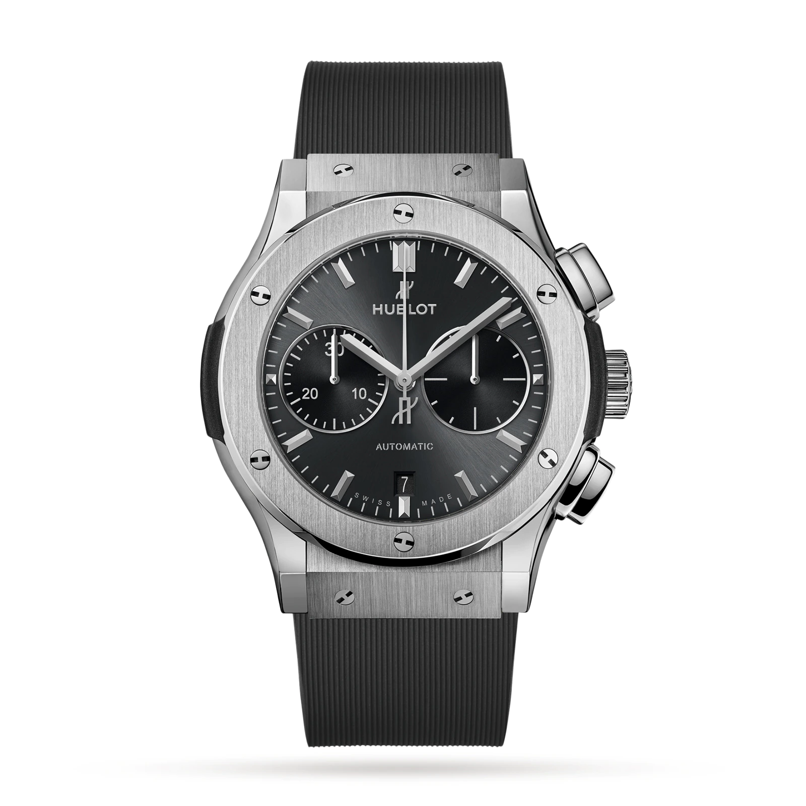 Men's watch / unisex  HUBLOT, Classic Fusion Racing Grey Chronograph Titanium / 45mm, SKU: 521.NX.7071.RX | watchphilosophy.co.uk