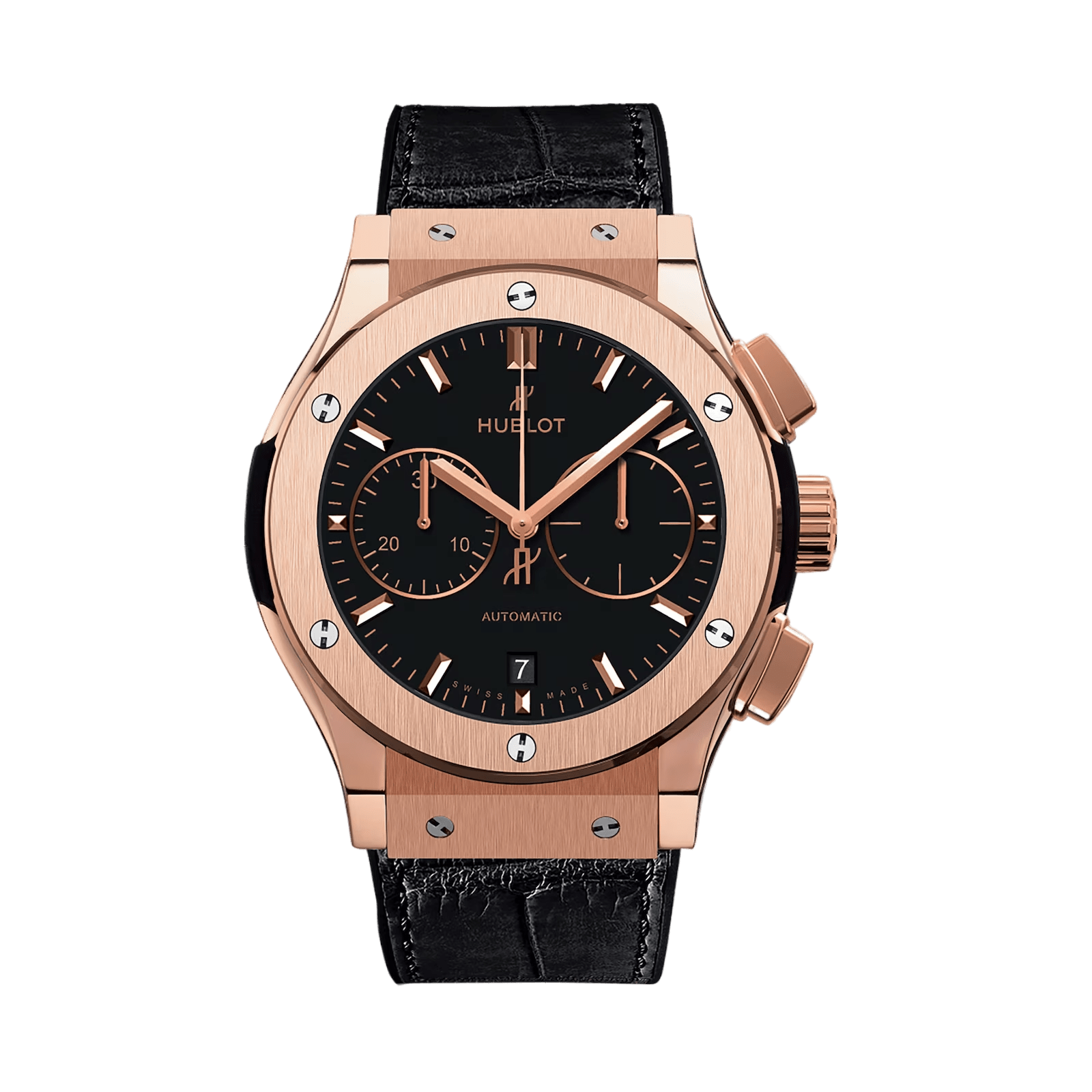 Men's watch / unisex  HUBLOT, Classic Fusion Chronograph King Gold Pave / 45mm, SKU: 521.OX.1181.LR | watchphilosophy.co.uk