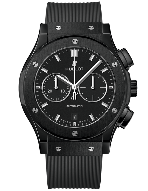 Men's watch / unisex  HUBLOT, Classic Fusion Chronograph Black Magic / 42mm, SKU: 541.CM.1171.RX | watchphilosophy.co.uk