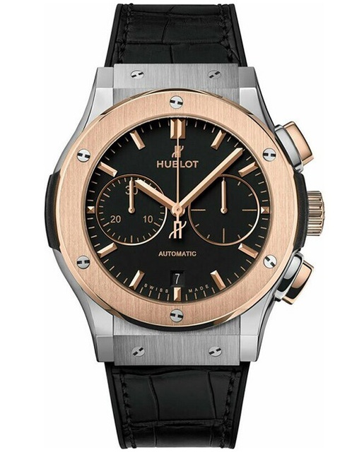 Men's watch / unisex  HUBLOT, Classic Fusion Chronograph Titanium King Gold  / 42mm, SKU: 541.NO.1181.LR | watchphilosophy.co.uk