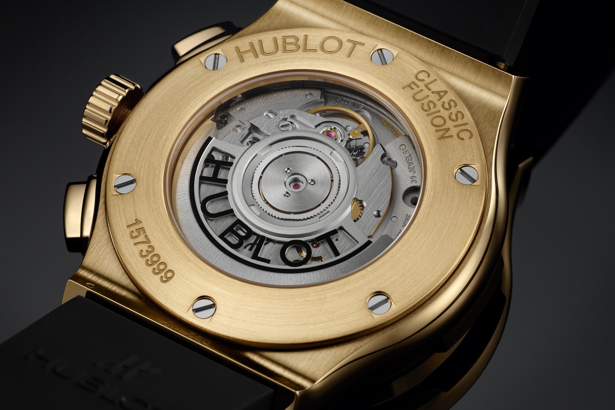 Men's watch / unisex  HUBLOT, Classic Fusion Chronograph Yellow Gold / 42mm, SKU: 541.VX.1130.RX | watchphilosophy.co.uk