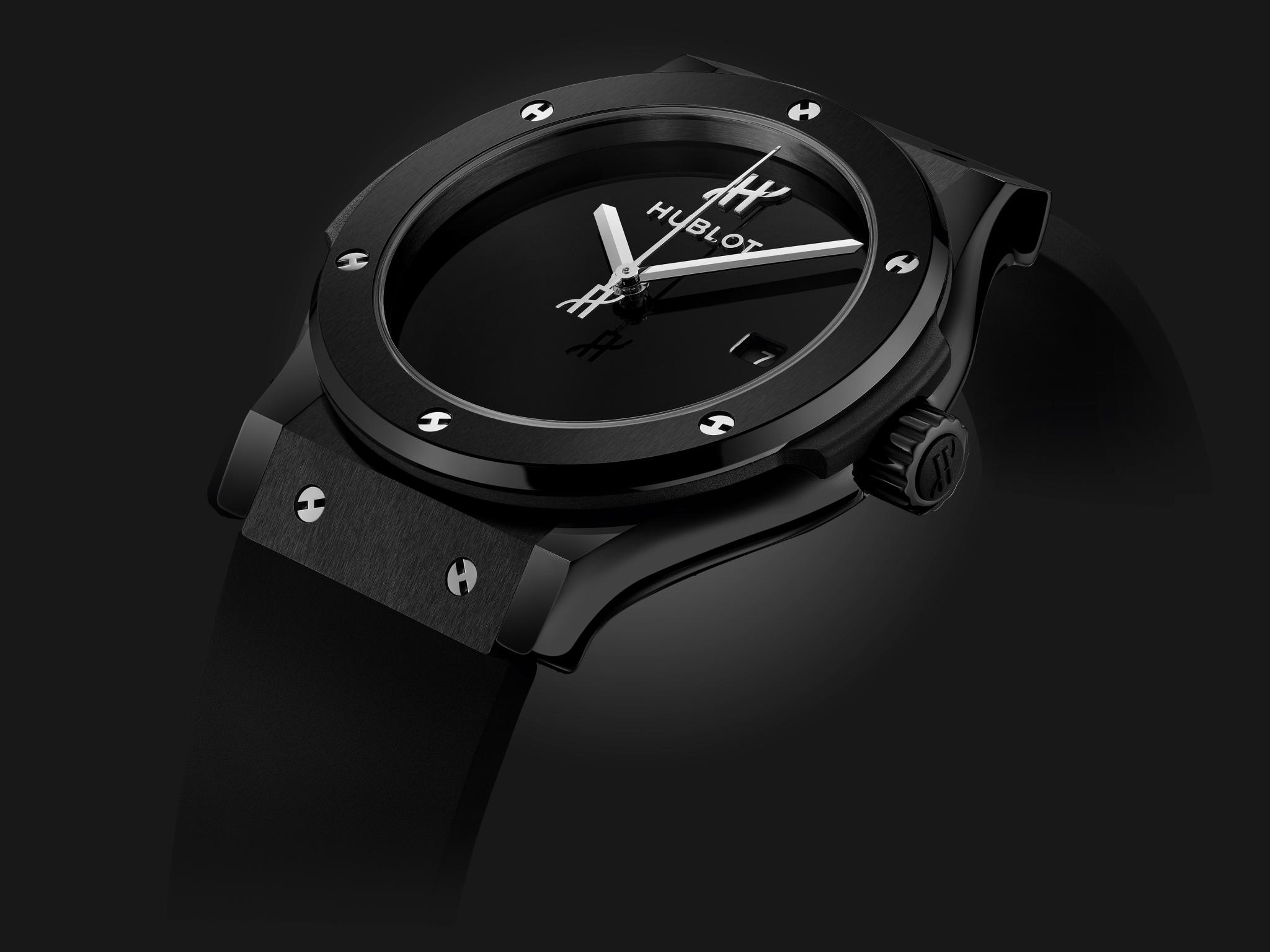 Men's watch / unisex  HUBLOT, Classic Fusion Original Black Magic / 42mm, SKU: 542.CX.1270.RX.MDM | watchphilosophy.co.uk