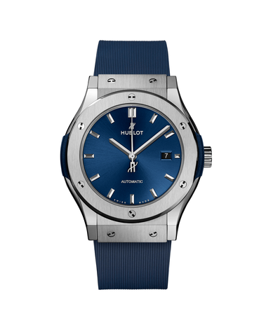 Men's watch / unisex  HUBLOT, Classic Fusion Titanium Blue / 42mm, SKU: 542.NX.7170.RX | watchphilosophy.co.uk