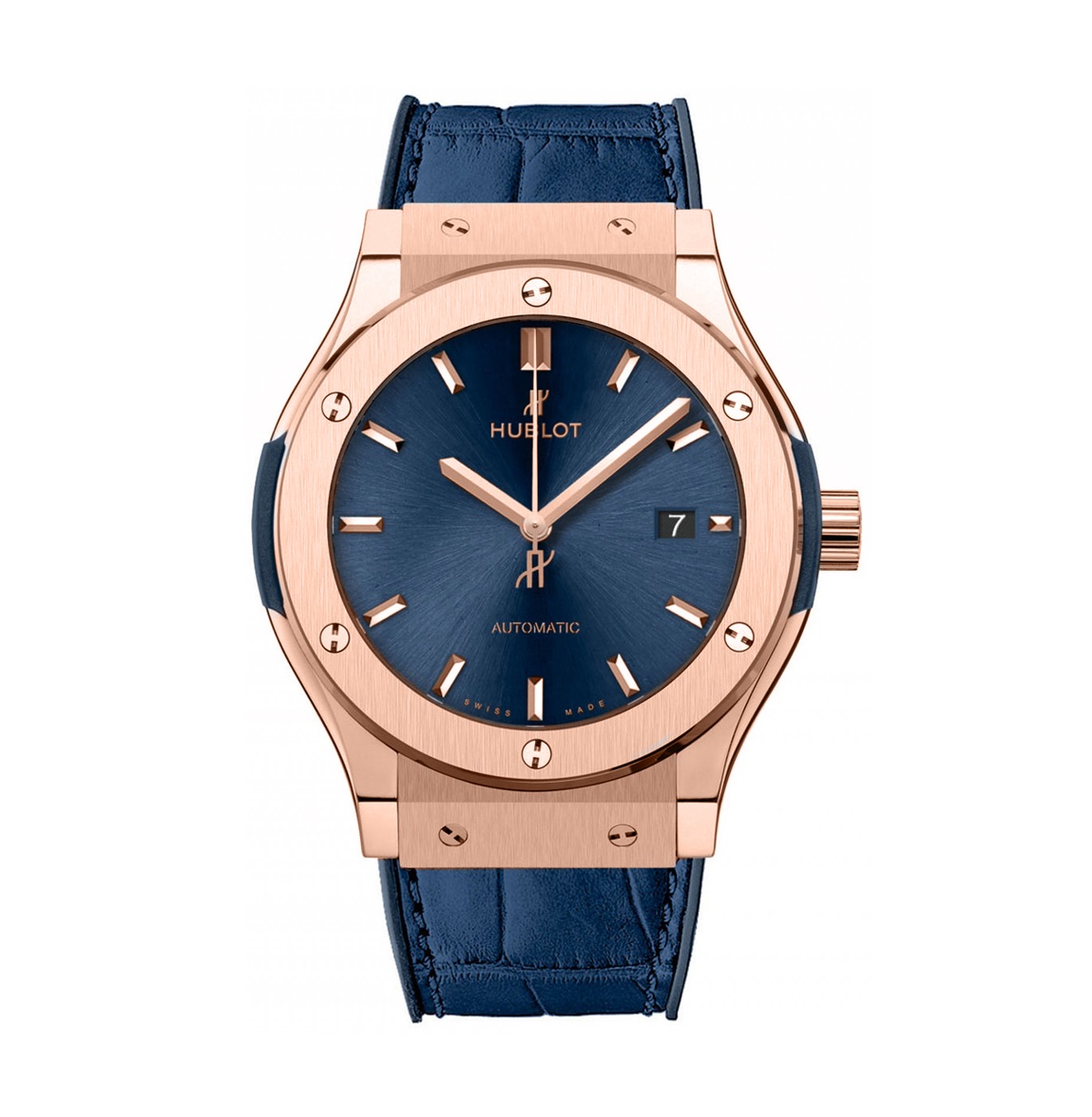 Men's watch / unisex  HUBLOT, Classic Fusion King Gold Blue / 42mm, SKU: 542.OX.7180.LR | watchphilosophy.co.uk