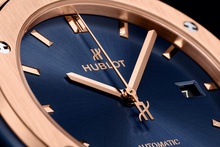 Men's watch / unisex  HUBLOT, Classic Fusion King Gold Blue / 42mm, SKU: 542.OX.7180.RX | watchphilosophy.co.uk