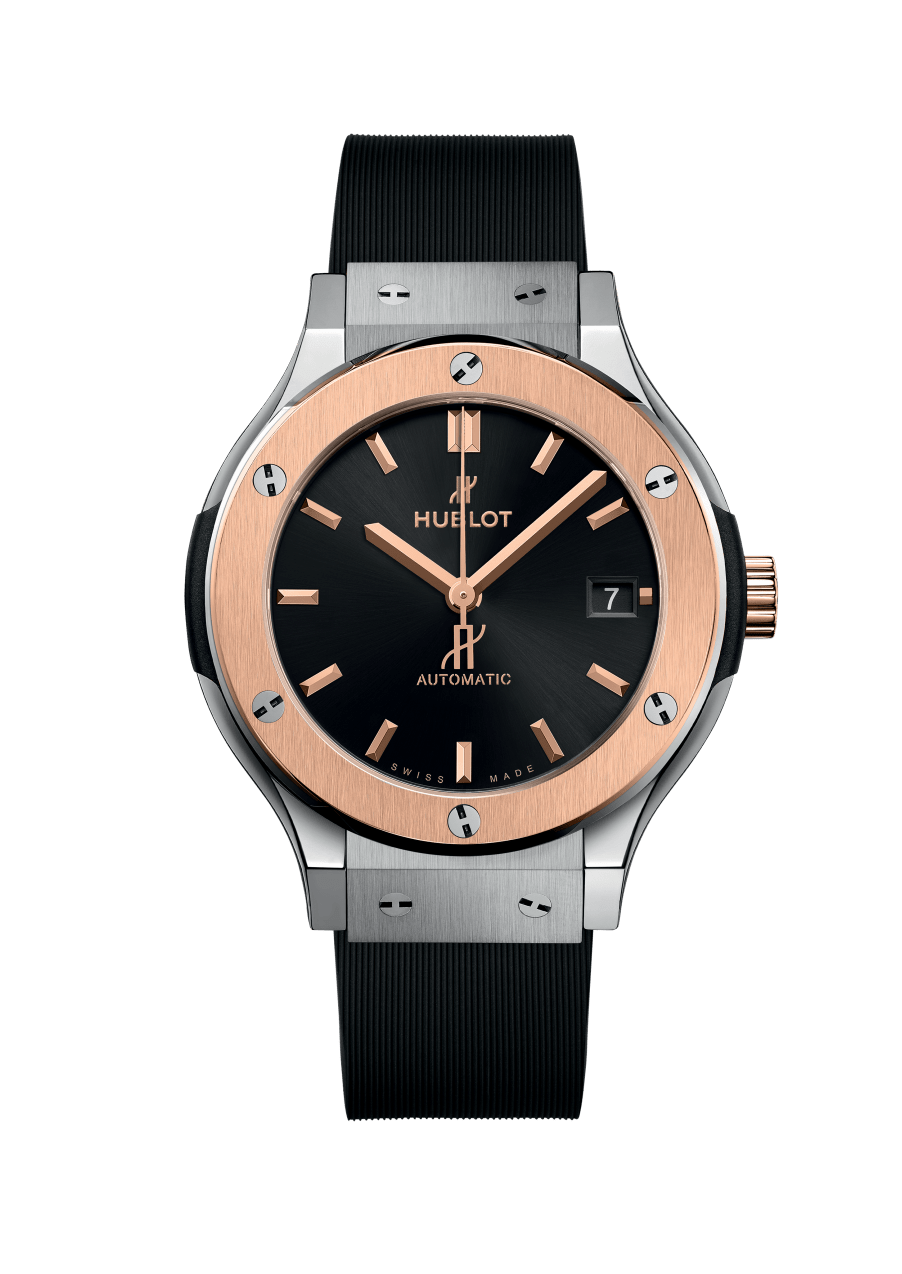 Men's watch / unisex  HUBLOT, Classic Fusion Titanium King Gold / 38mm, SKU: 565.NO.1480.RX | watchphilosophy.co.uk