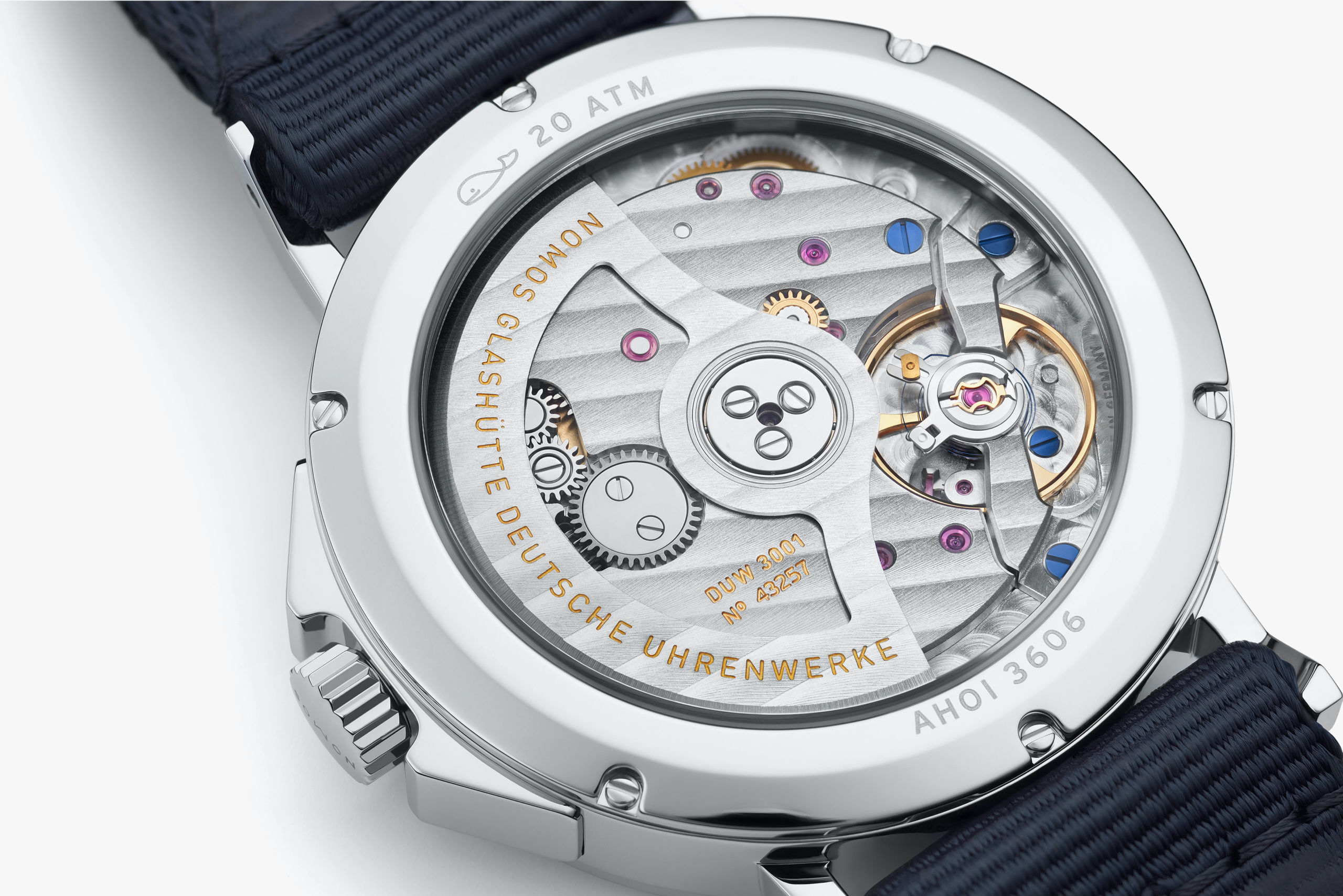Men's watch / unisex  NOMOS GLASHÜTTE, Ahoi Neomatik Atlantic / 36.3mm, SKU: 567 | watchphilosophy.co.uk