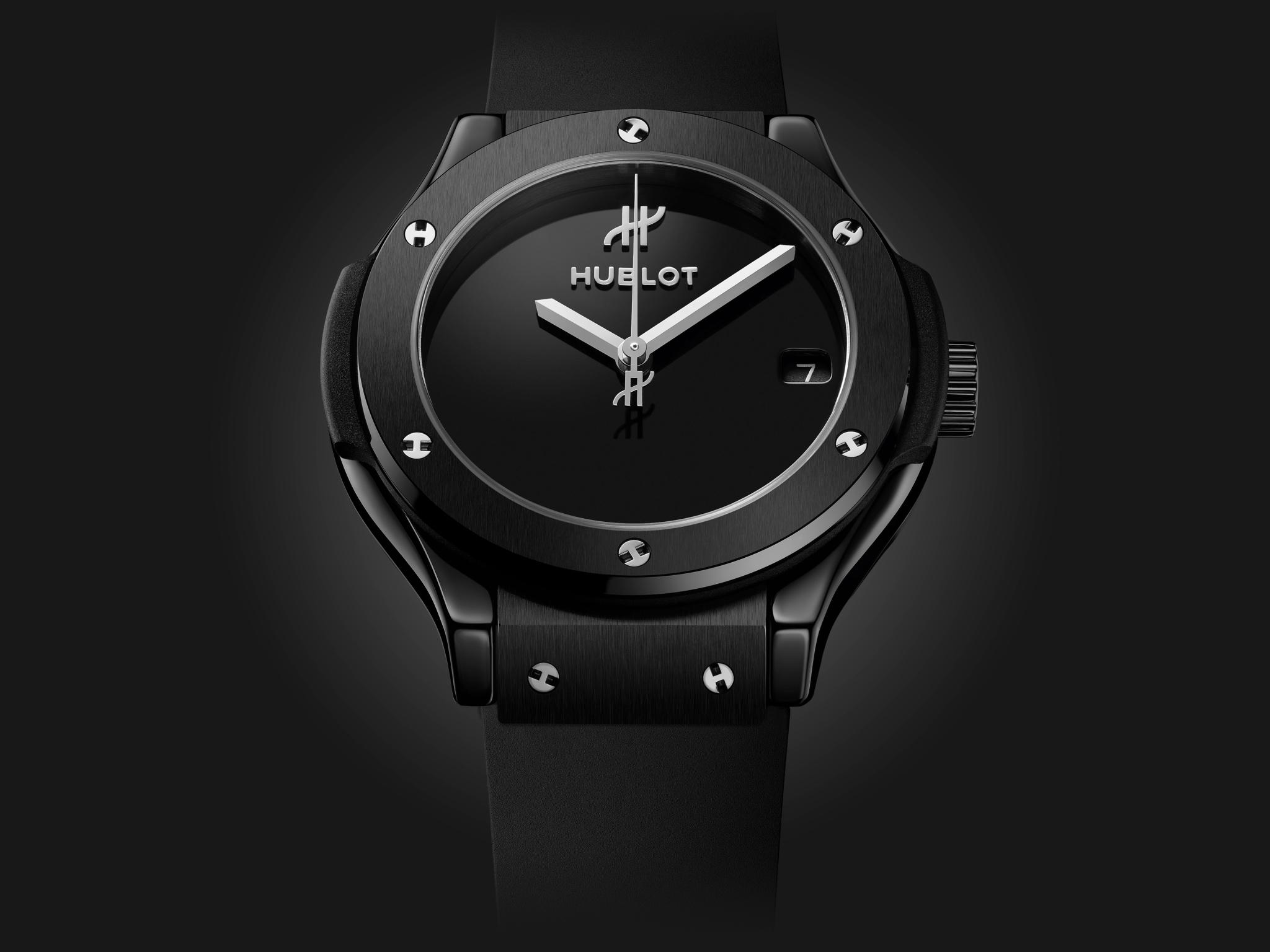 Ladies' watch  HUBLOT, Classic Fusion Original Black Magic / 33mm, SKU: 581.CX.1270.RX.MDM | watchphilosophy.co.uk