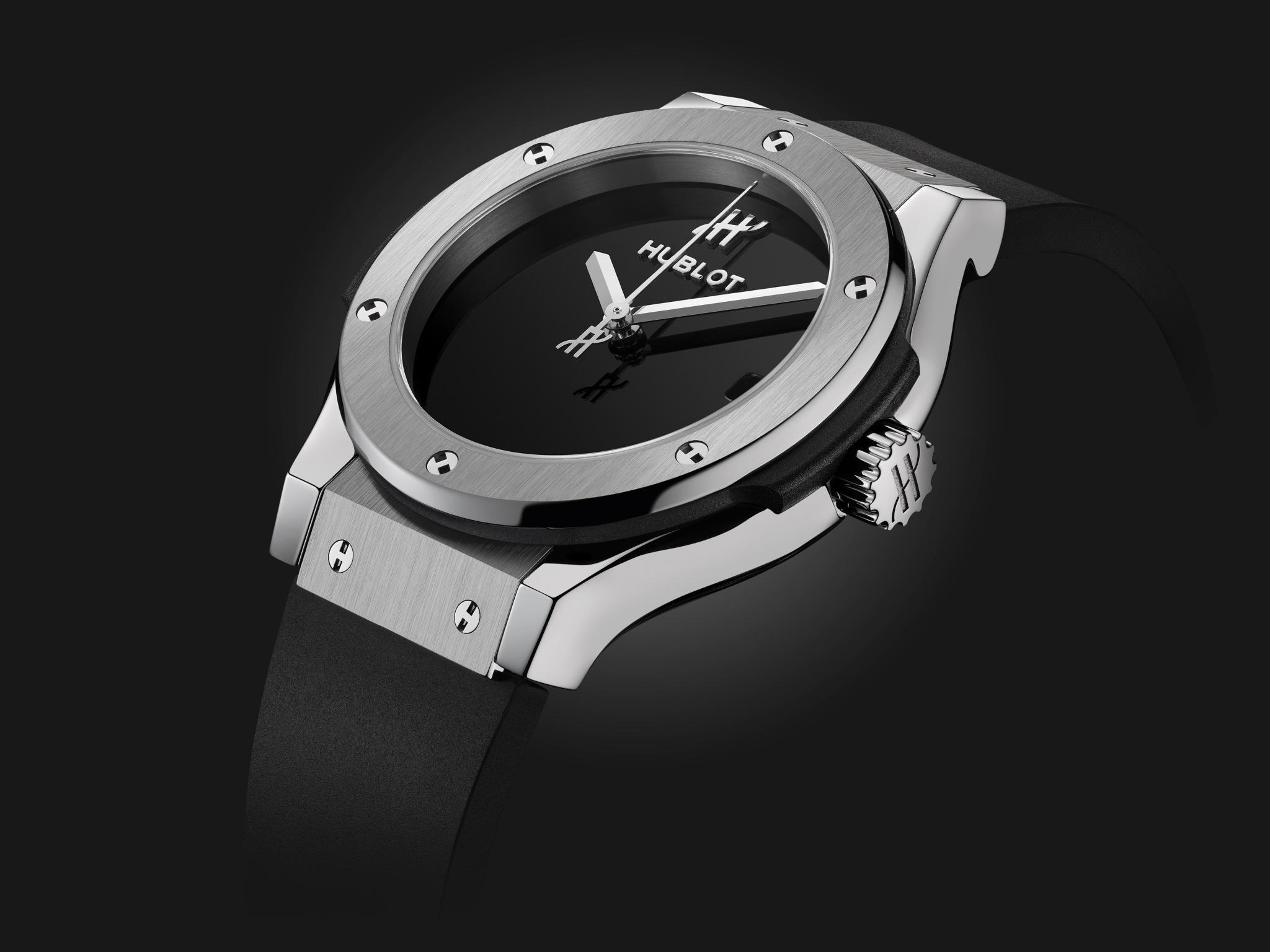 Ladies' watch  HUBLOT, Classic Fusion Original Titanium / 33mm, SKU: 581.NX.1270.RX.MDM | watchphilosophy.co.uk