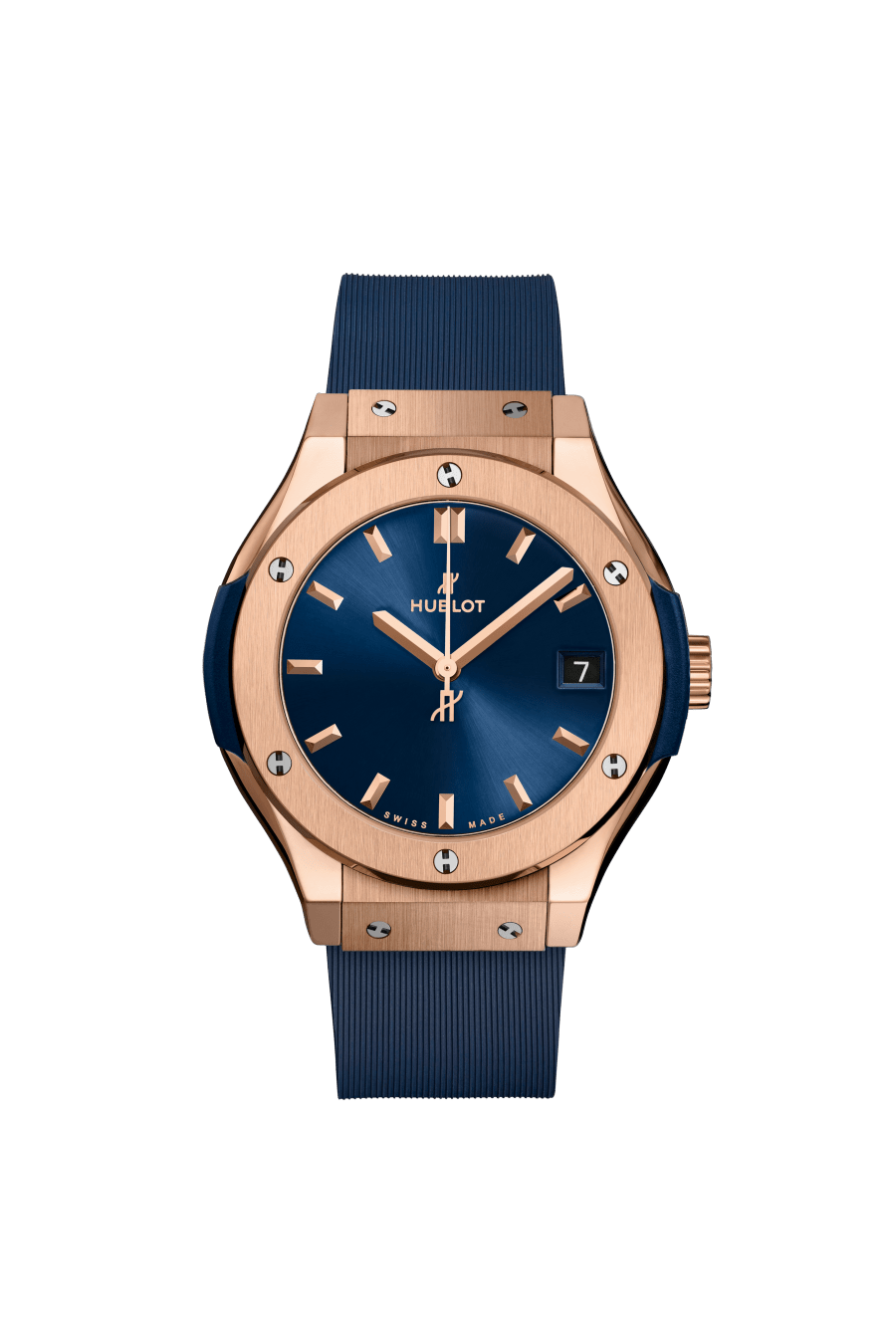 Ladies' watch  HUBLOT, Classic Fusion King Gold Blue / 33mm, SKU: 581.OX.7180.RX | watchphilosophy.co.uk