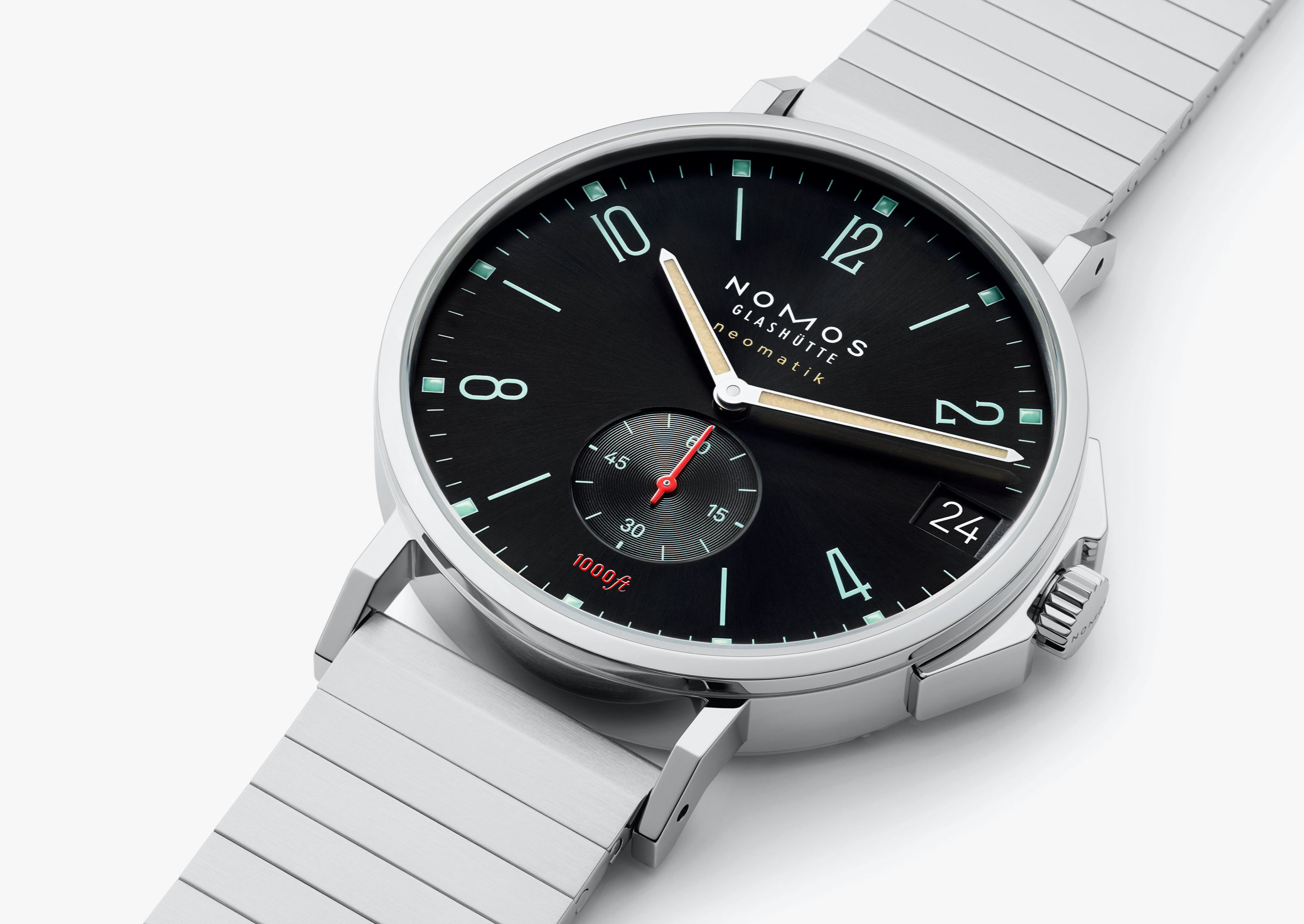 Men's watch / unisex  NOMOS GLASHÜTTE, Tangente Sport Neomatik 42 Date Marine Black / 42mm, SKU: 581 | watchphilosophy.co.uk