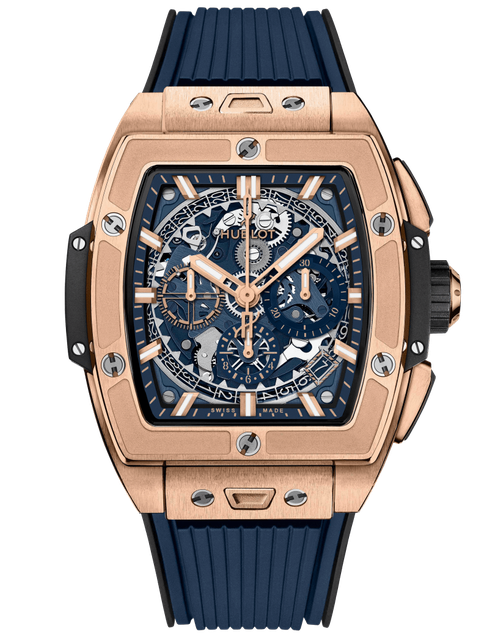 Men's watch / unisex HUBLOT, Spirit Of Big Bang King Gold Blue / 42mm, SKU: 642.OX.7180.RX | watchphilosophy.co.uk