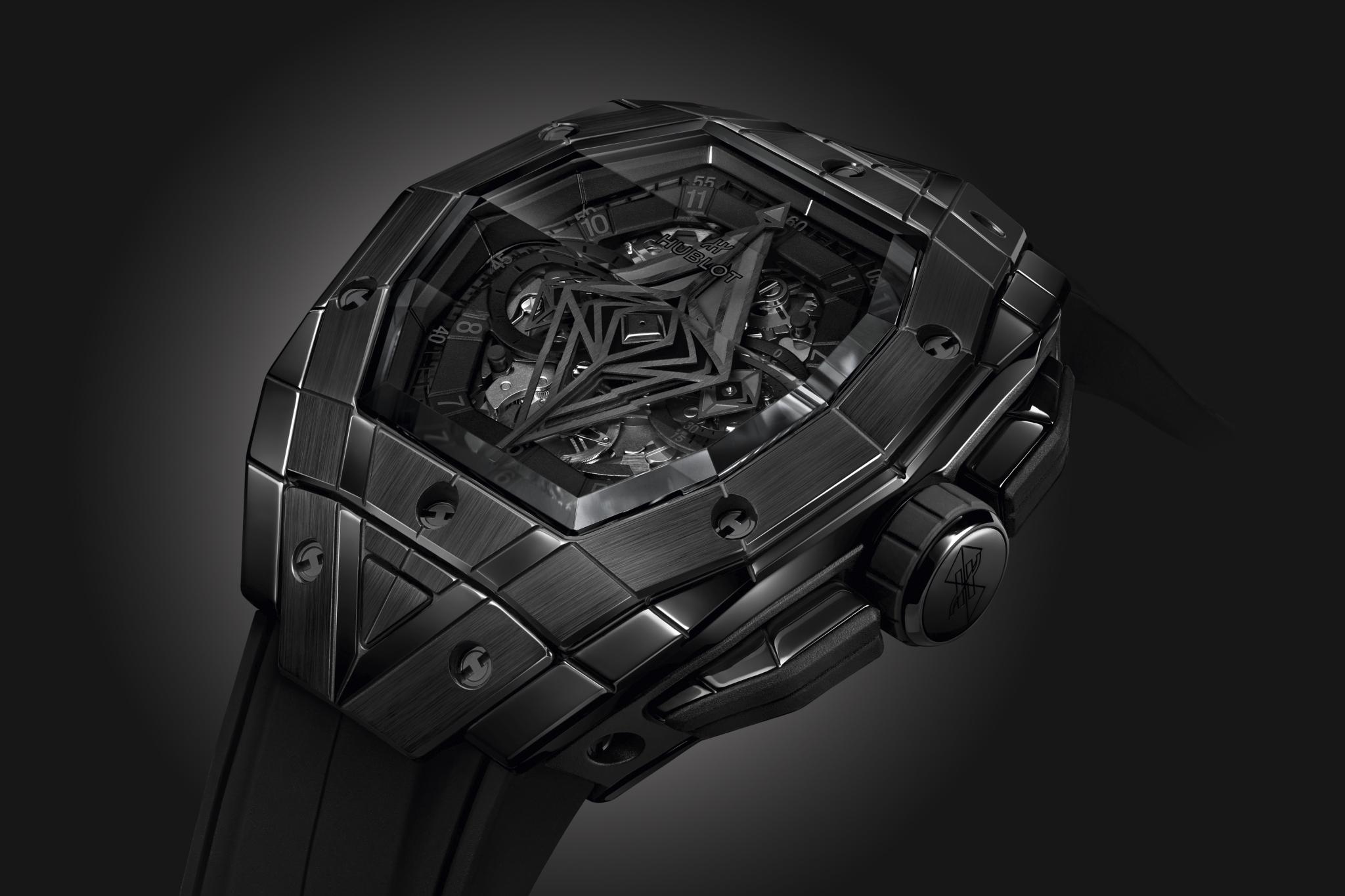 Men's watch / unisex  HUBLOT, Spirit Of Big Bang Sang Bleu All Black / 42mm, SKU: 648.CX.0114.RX.MXM23 | watchphilosophy.co.uk