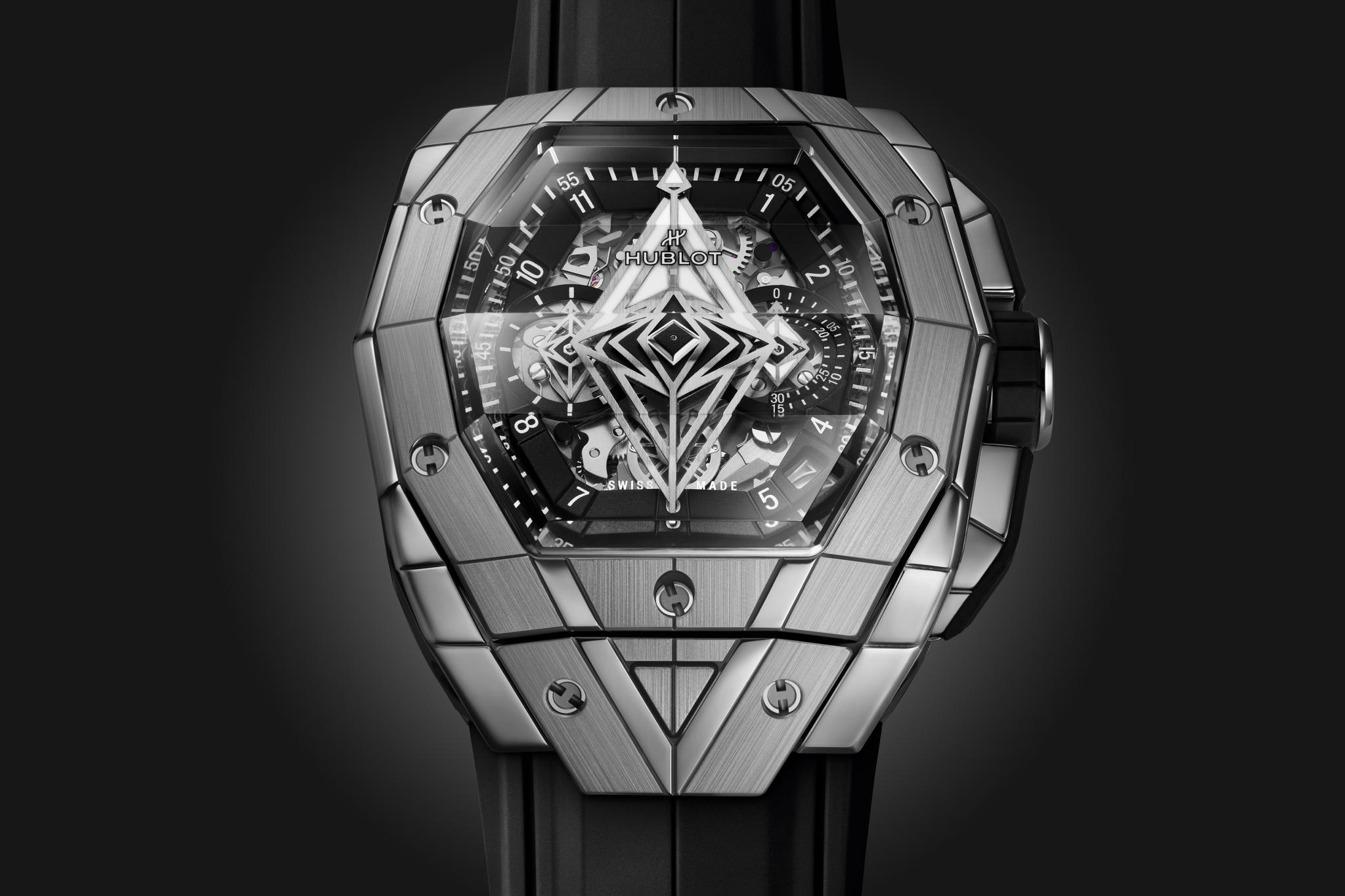 Men's watch / unisex  HUBLOT, Spirit Of Big Bang Sang Bleu Titanium / 42mm, SKU: 648.NX.0107.RX.MXM23 | watchphilosophy.co.uk