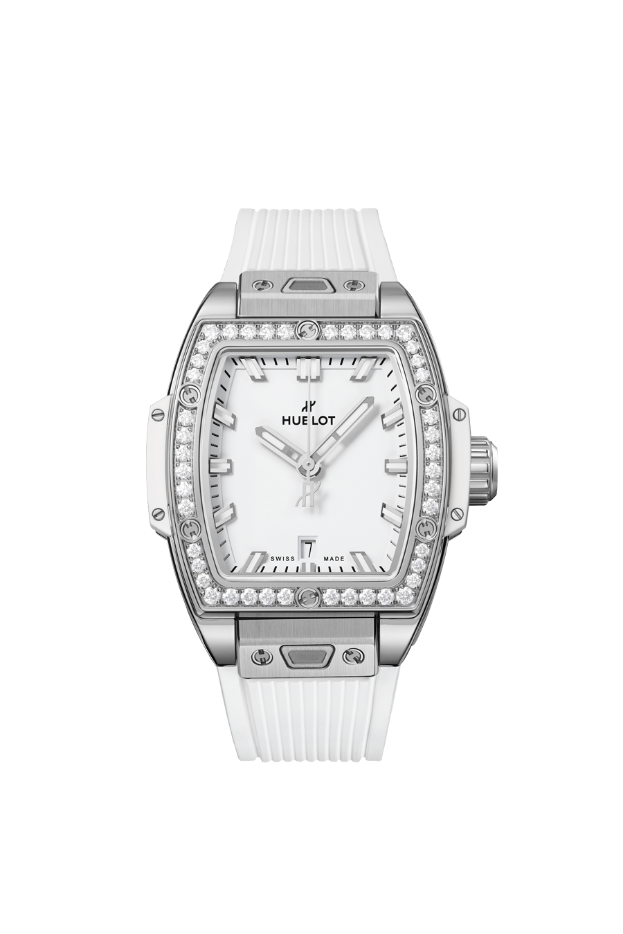 Ladies' watch  HUBLOT, Spirit of Big Bang Steel White Diamonds / 32mm, SKU: 682.SE.2010.RW.1204 | watchphilosophy.co.uk