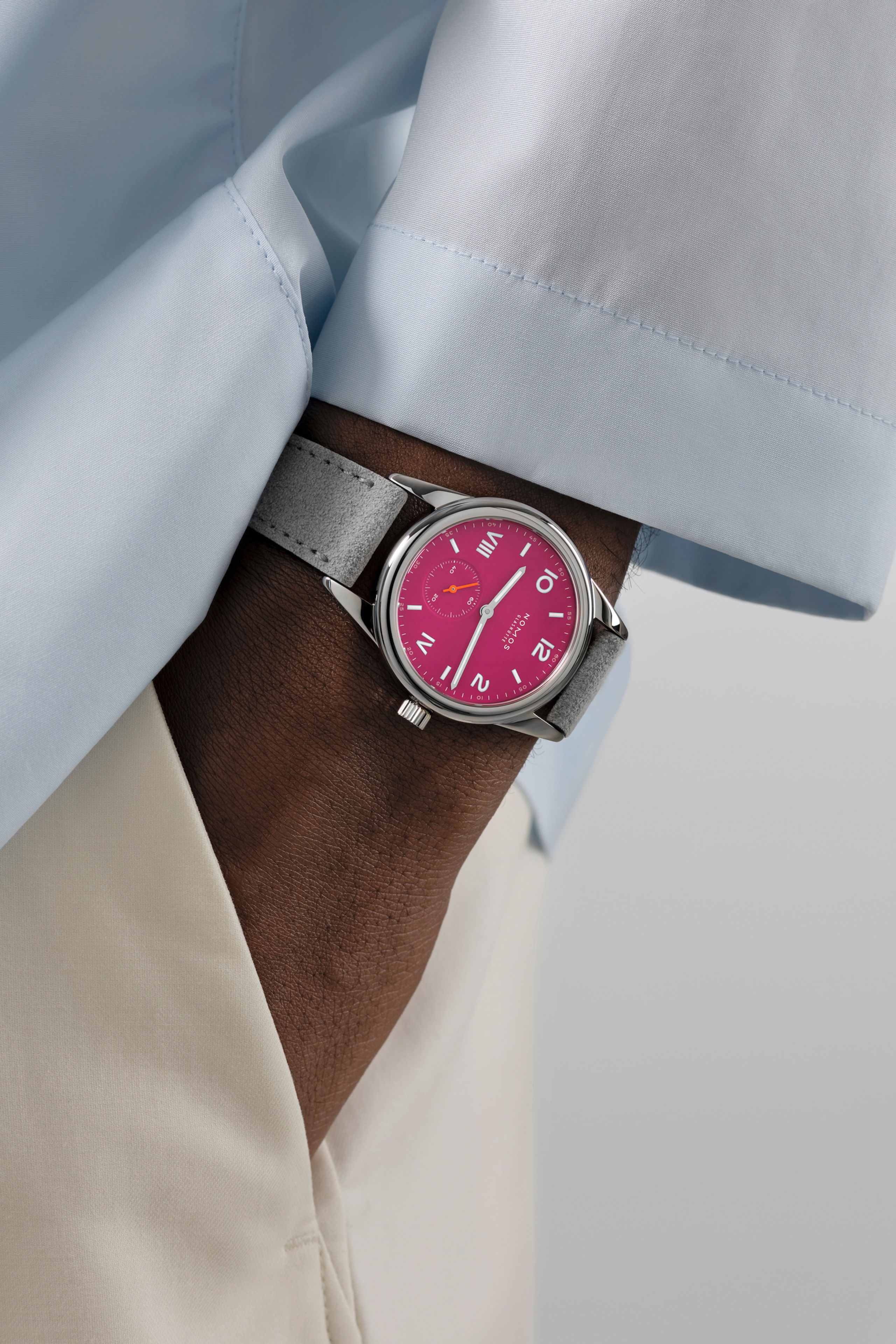 Men's watch / unisex NOMOS GLASHÜTTE, Club Campus Deep Pink / 36mm, SKU: 711.GB | watchphilosophy.co.uk