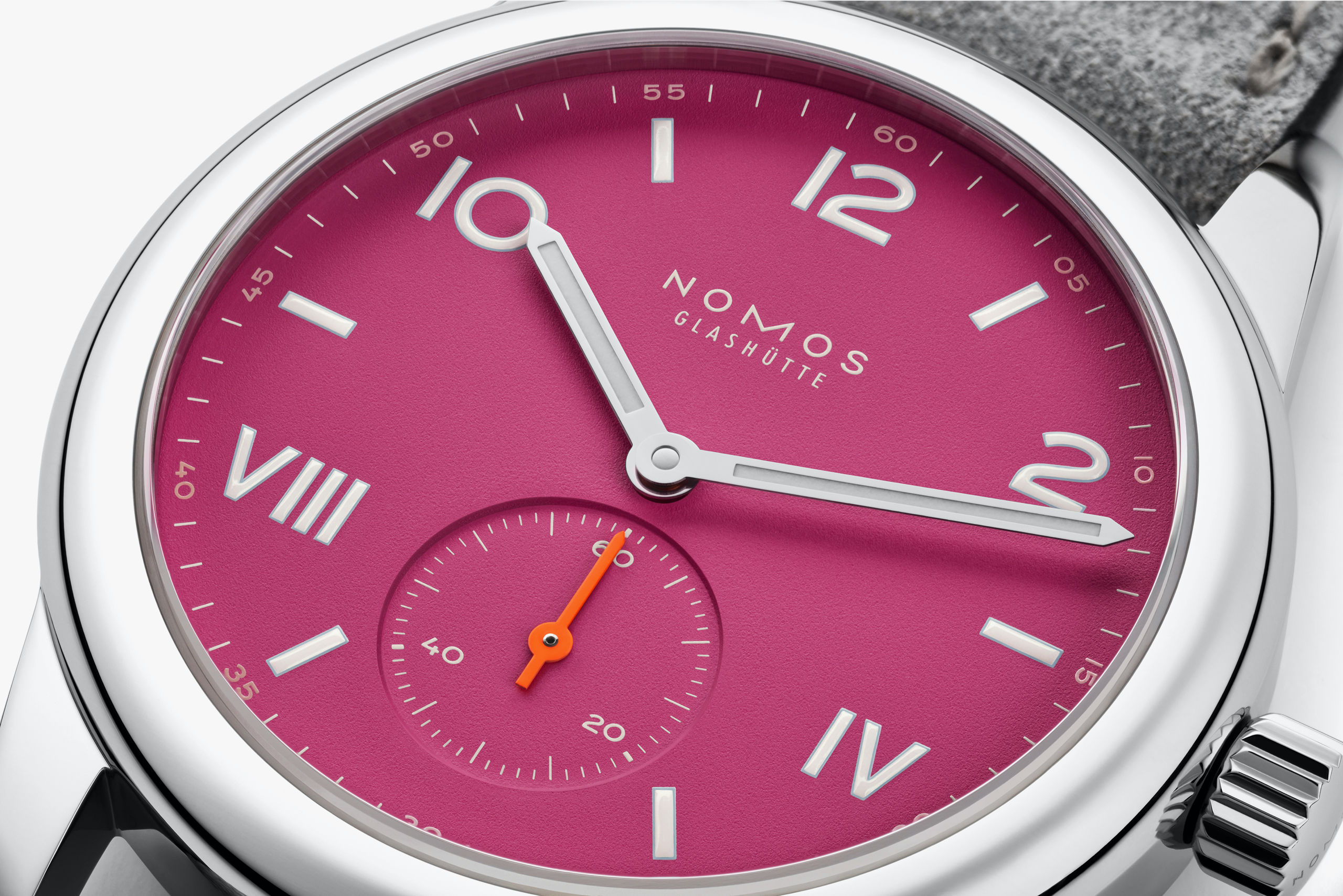 Ladies' watch  NOMOS GLASHÜTTE, Club Campus Deep Pink / 36mm, SKU: 711 | watchphilosophy.co.uk