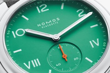 Men's watch / unisex  NOMOS GLASHÜTTE, Club Campus Electric Green / 36mm, SKU: 715 | watchphilosophy.co.uk