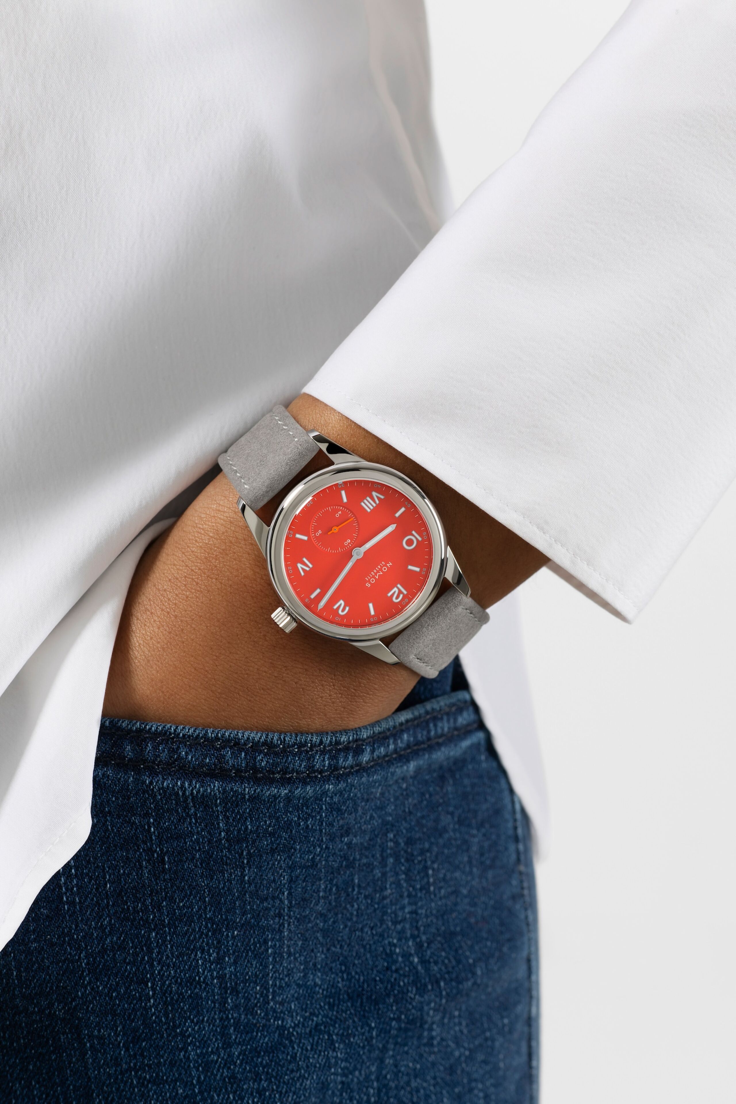 Men's watch / unisex  NOMOS GLASHÜTTE, Club Campus Nonstop Red / 36mm, SKU: 716 | watchphilosophy.co.uk