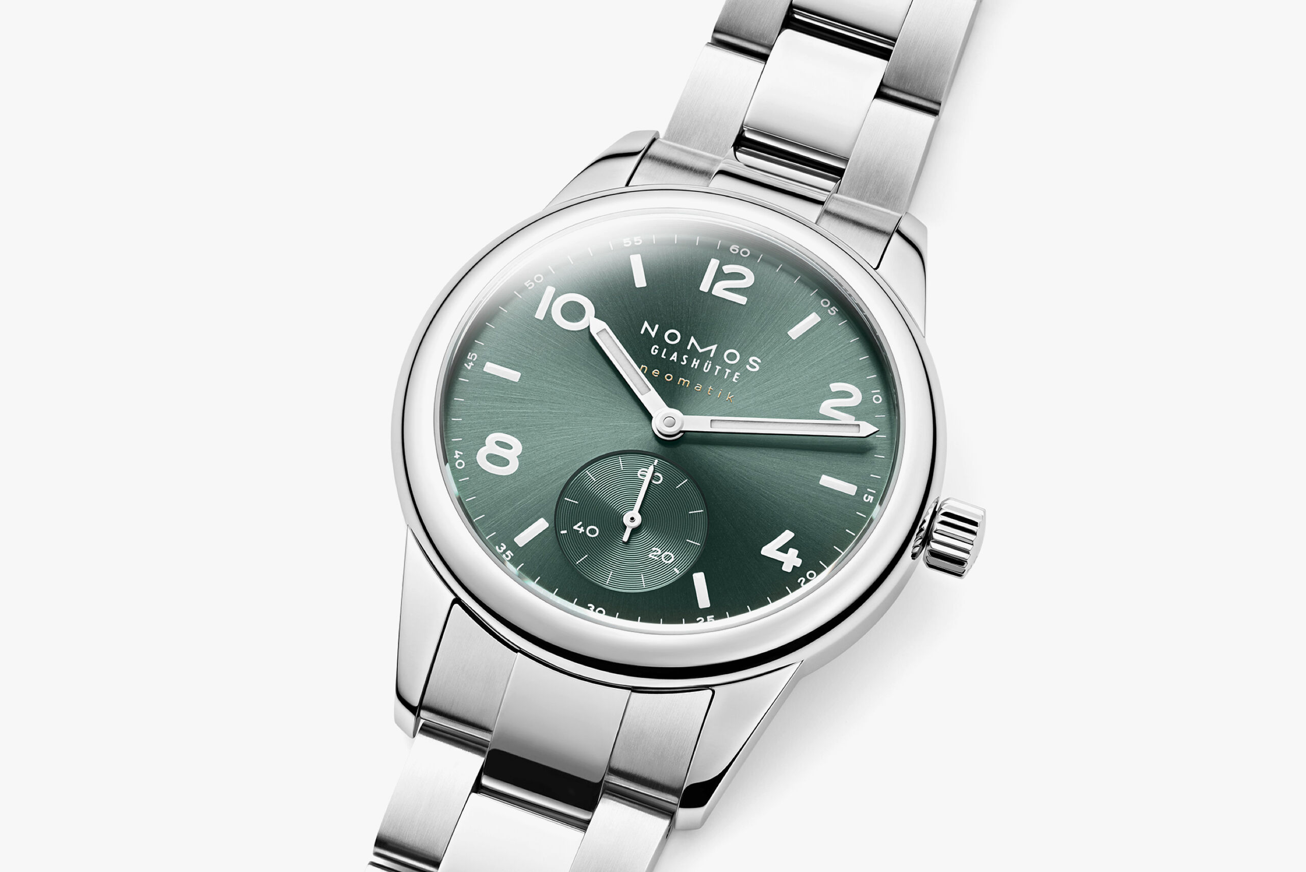 Men's watch / unisex  NOMOS GLASHÜTTE, Club Sport Neomatik Petrol / 37mm, SKU: 745 | watchphilosophy.co.uk