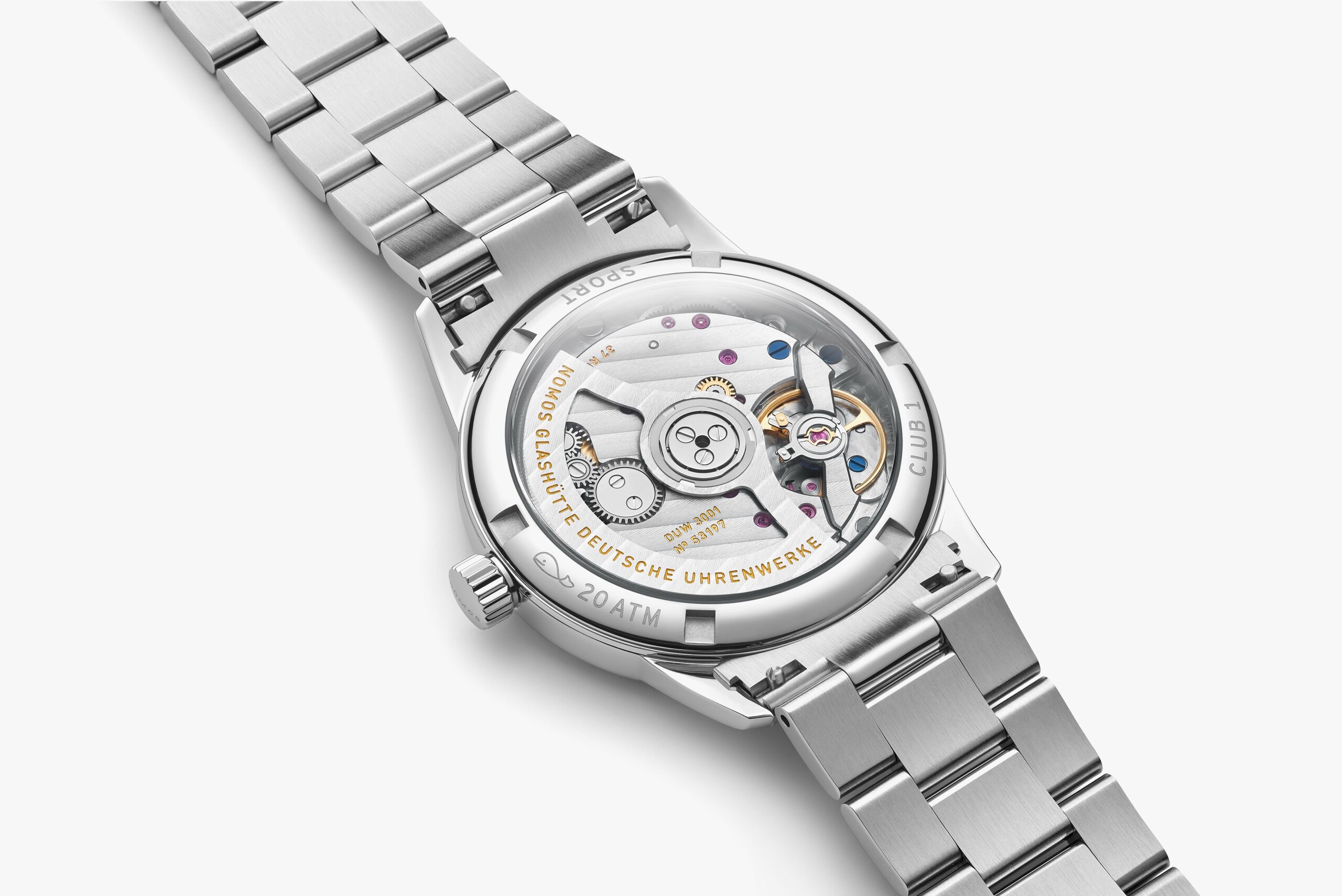 Ladies' watch  NOMOS GLASHÜTTE, Club Sport Neomatik 34 Gold / 34mm, SKU: 755 | watchphilosophy.co.uk