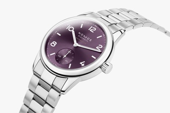 Ladies' watch  NOMOS GLASHÜTTE, Club Sport Neomatik 34 Purple / 34mm, SKU: 757.SB | watchphilosophy.co.uk