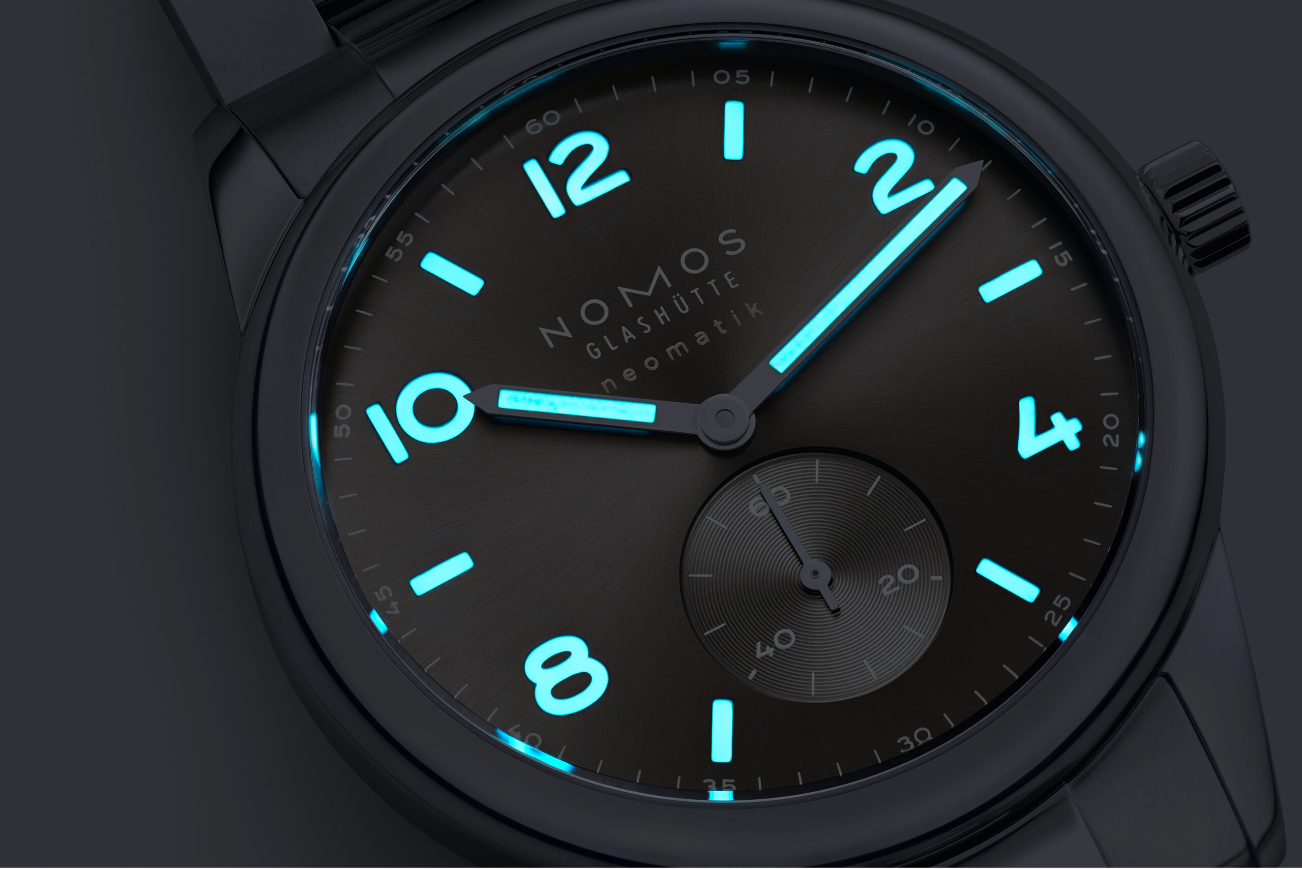 Men's watch / unisex NOMOS GLASHÜTTE, Club Sport Neomatik 39 Smoke / 39.50mm, SKU: 764 | watchphilosophy.co.uk