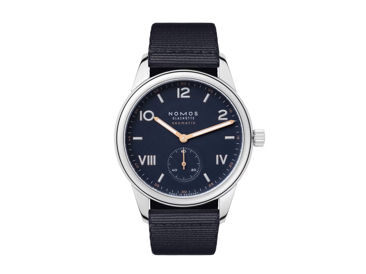 Men's watch / unisex  NOMOS GLASHÜTTE, Club Campus Neomatik 39 Midnight Blue / 39.50mm, SKU: 768 | watchphilosophy.co.uk