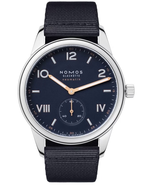 Men's watch / unisex  NOMOS GLASHÜTTE, Club Campus Neomatik 39 Midnight Blue / 39.50mm, SKU: 768 | watchphilosophy.co.uk