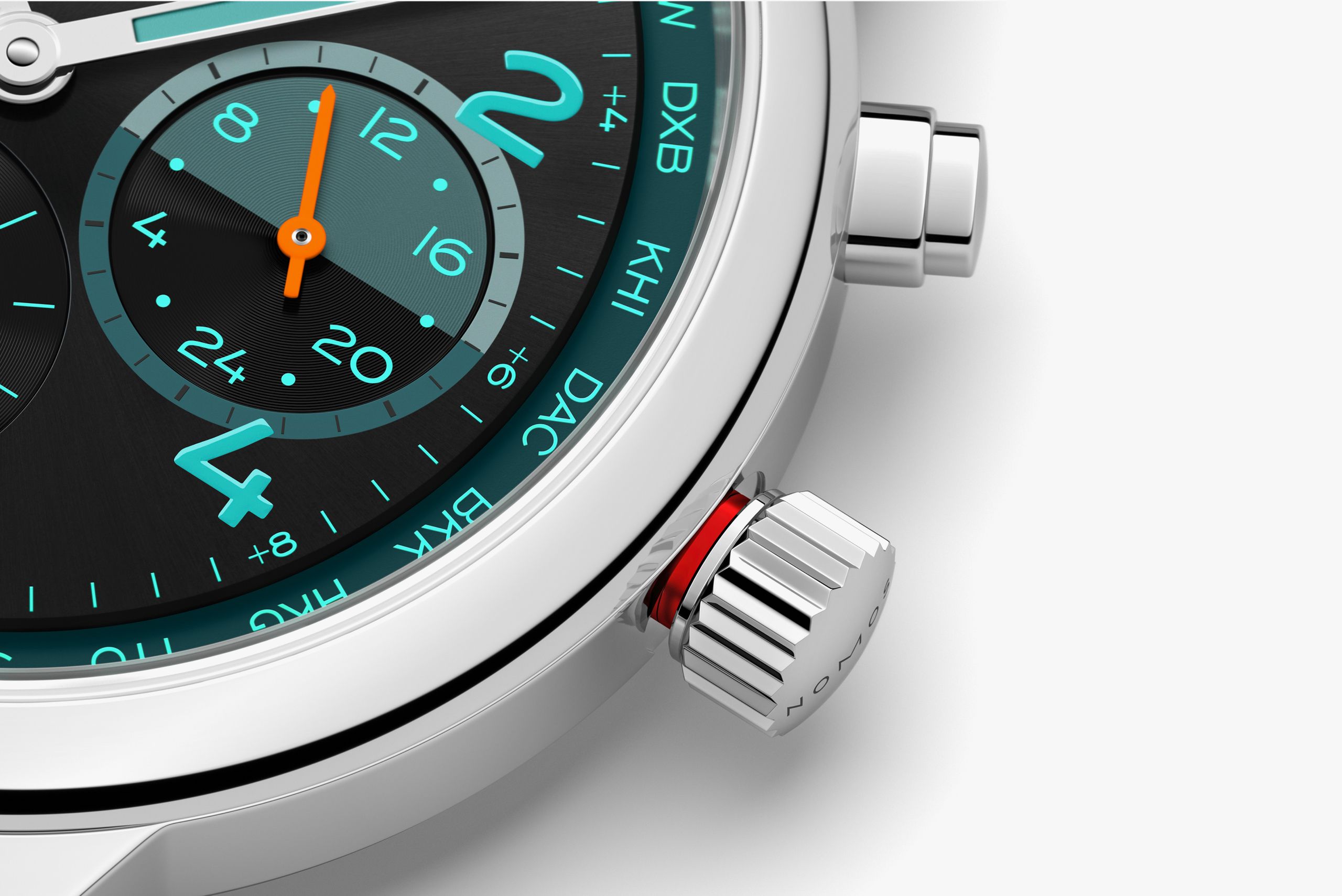 Men's watch / unisex  NOMOS GLASHÜTTE, Club Sport Neomatik Worldtimer Trace / 40mm, SKU: 790.S7 | watchphilosophy.co.uk