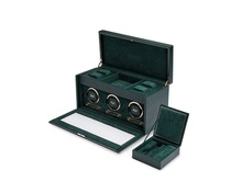  WOLF 1834, British Racing Triple Watch Winder With Storage, SKU: 792341 | watchphilosophy.co.uk