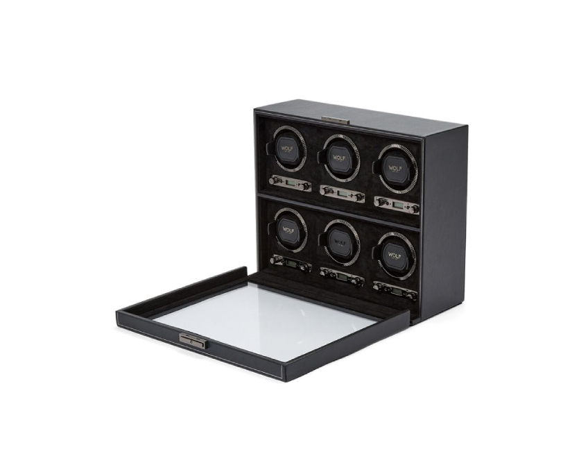  WOLF 1834, British Racing 6pc Watch Winder, SKU: 792402 | watchphilosophy.co.uk