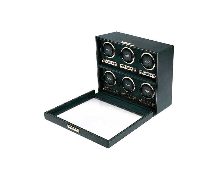  WOLF 1834, British Racing 6pc Watch Winder, SKU: 792441 | watchphilosophy.co.uk