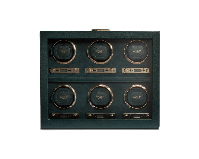  WOLF 1834, British Racing 6pc Watch Winder, SKU: 792441 | watchphilosophy.co.uk