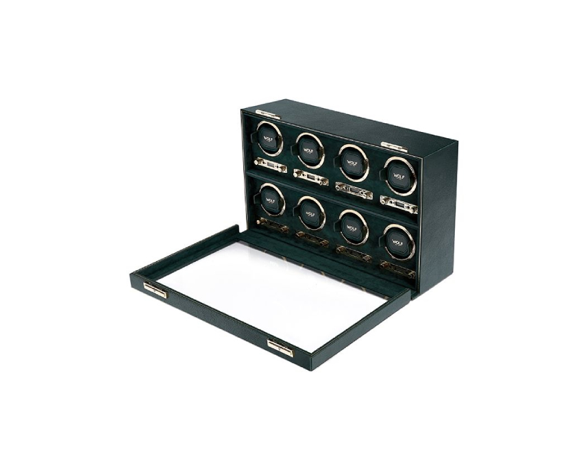  WOLF 1834, British Racing 8pc Watch Winder, SKU: 792541 | watchphilosophy.co.uk