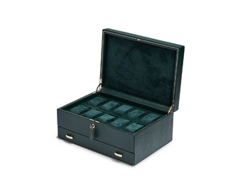  WOLF 1834, British Racing 10pc Watch Box With Storage, SKU: 792841 | watchphilosophy.co.uk