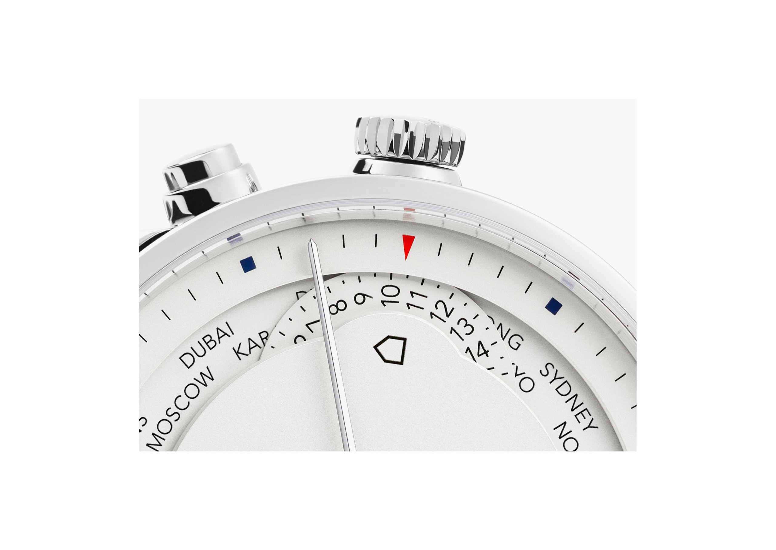 Men's watch / unisex  NOMOS GLASHÜTTE, Zurich World Time / 39.90mm, SKU: 805 | watchphilosophy.co.uk