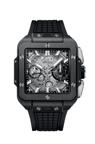 Men's watch / unisex  HUBLOT, Square Bang Unico Black Magic / 42mm, SKU: 821.CI.0170.RX | watchphilosophy.co.uk