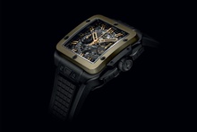 Men's watch / unisex  HUBLOT, Square Bang Unico Ceramic Magic Gold / 42mm, SKU: 821.CM.0130.RX | watchphilosophy.co.uk