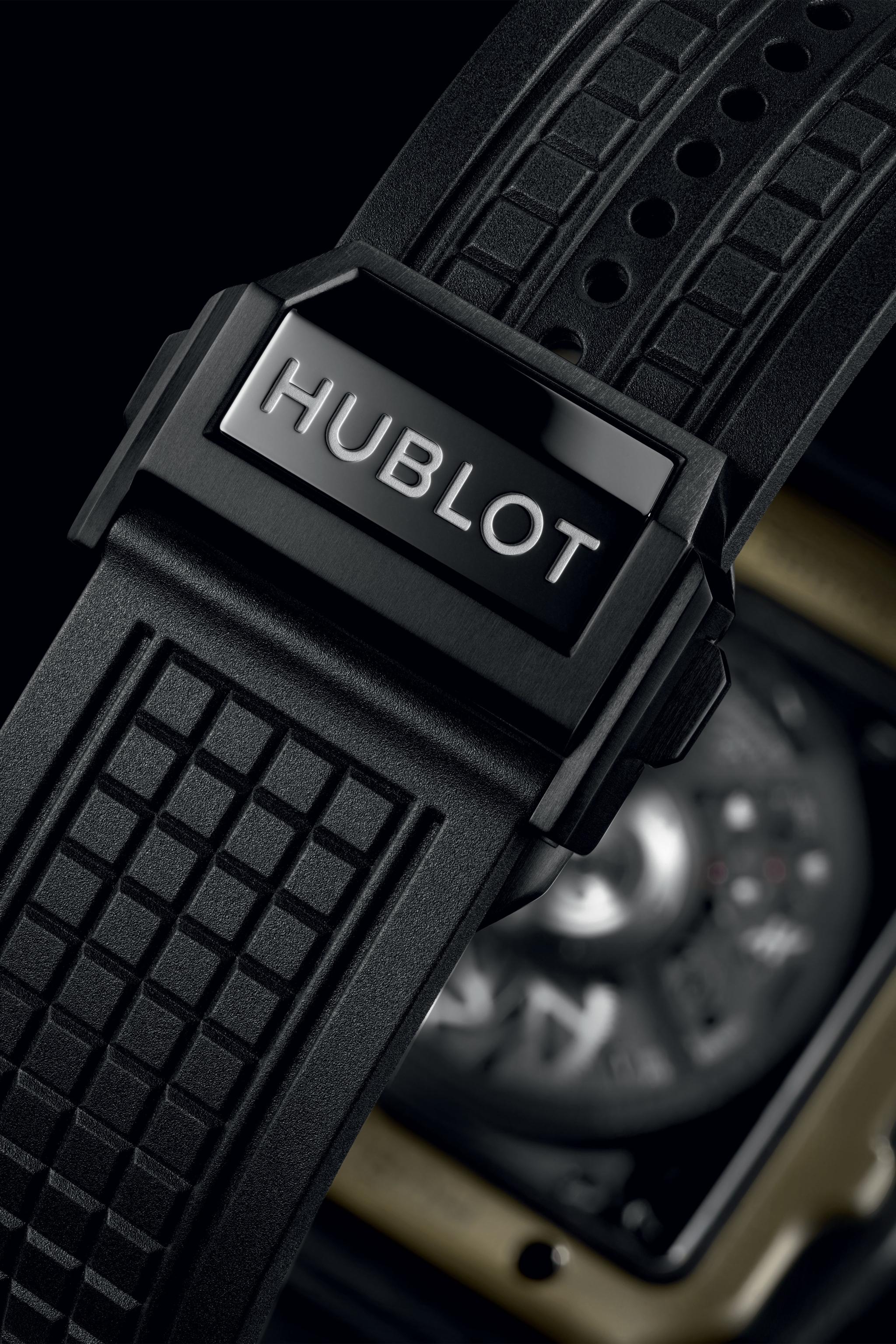 Men's watch / unisex  HUBLOT, Square Bang Unico Magic Gold / 42mm, SKU: 821.MX.0130.RX | watchphilosophy.co.uk