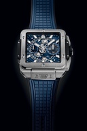 Men's watch / unisex  HUBLOT, Square Bang Unico Titanium Blue / 42mm, SKU: 821.NX.5170.RX | watchphilosophy.co.uk