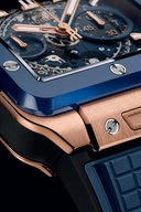 Men's watch / unisex  HUBLOT, Square Bang Unico King Gold Blue Ceramic / 42mm, SKU: 821.OL.5180.RX | watchphilosophy.co.uk